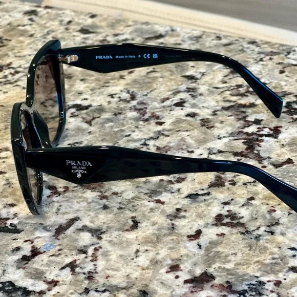 Prada Women's Sunglasses in Glossy Black - Picture 3 of 6